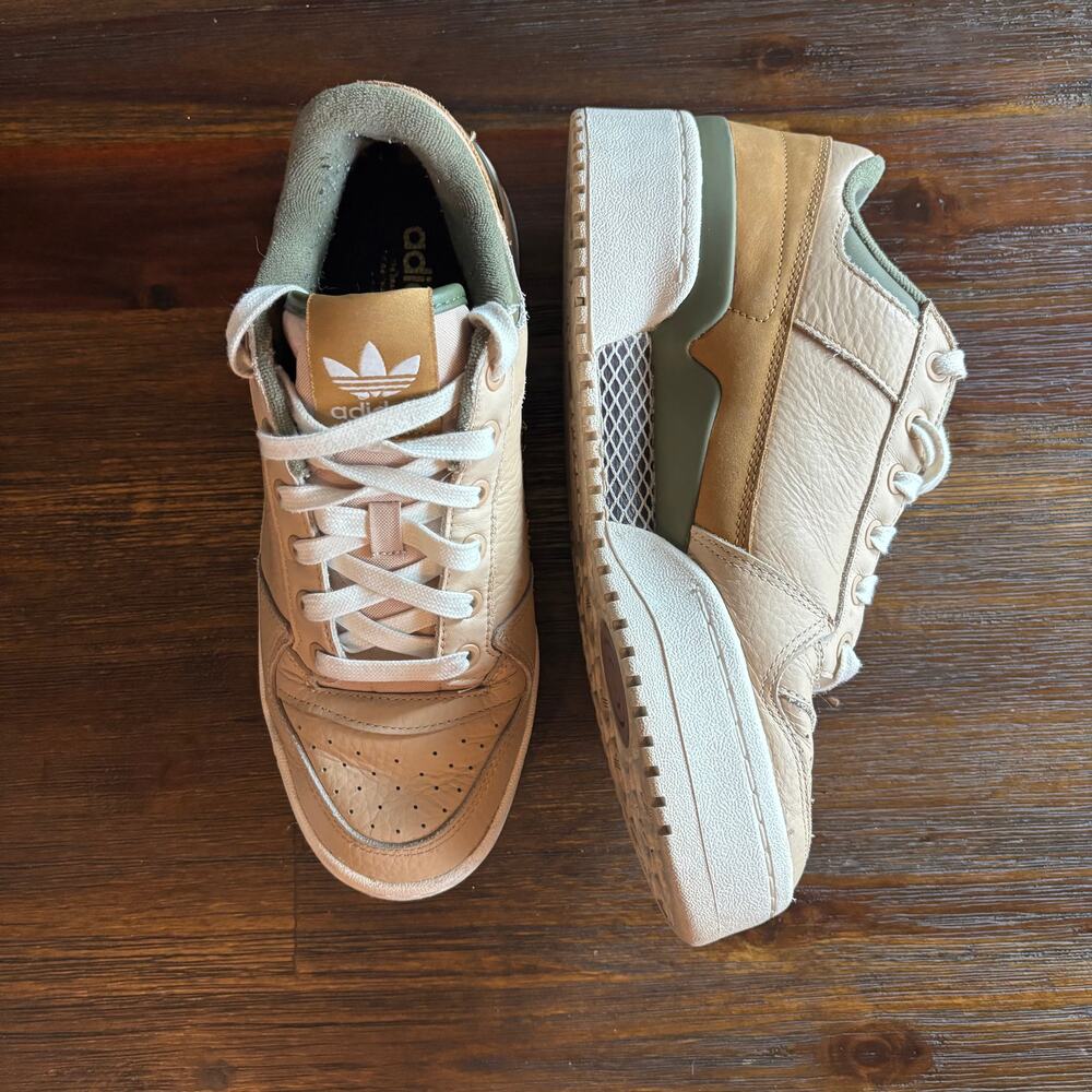 ADIDAS | Forum Bold W Magic Beige Stacked Platform Sneakers Size 10